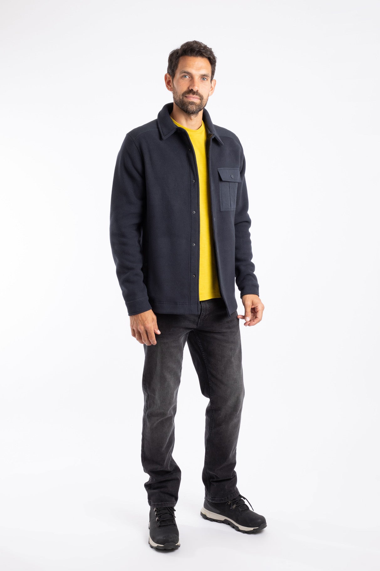 Weird Fish Boyd Plain Polar Fleece Shirt