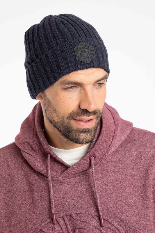 Weird Fish Monreith Eco Beanie Midnight