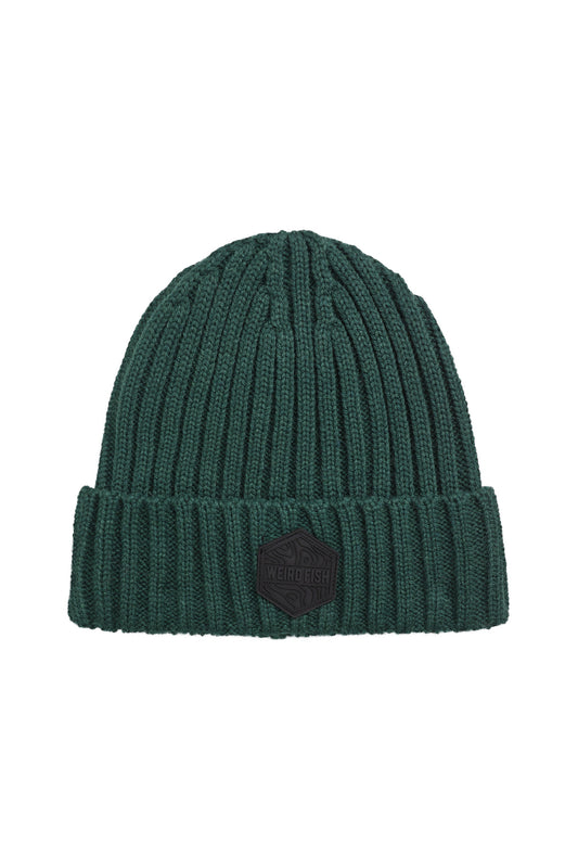 Weird Fish Monreith Eco Beanie Cedar Green