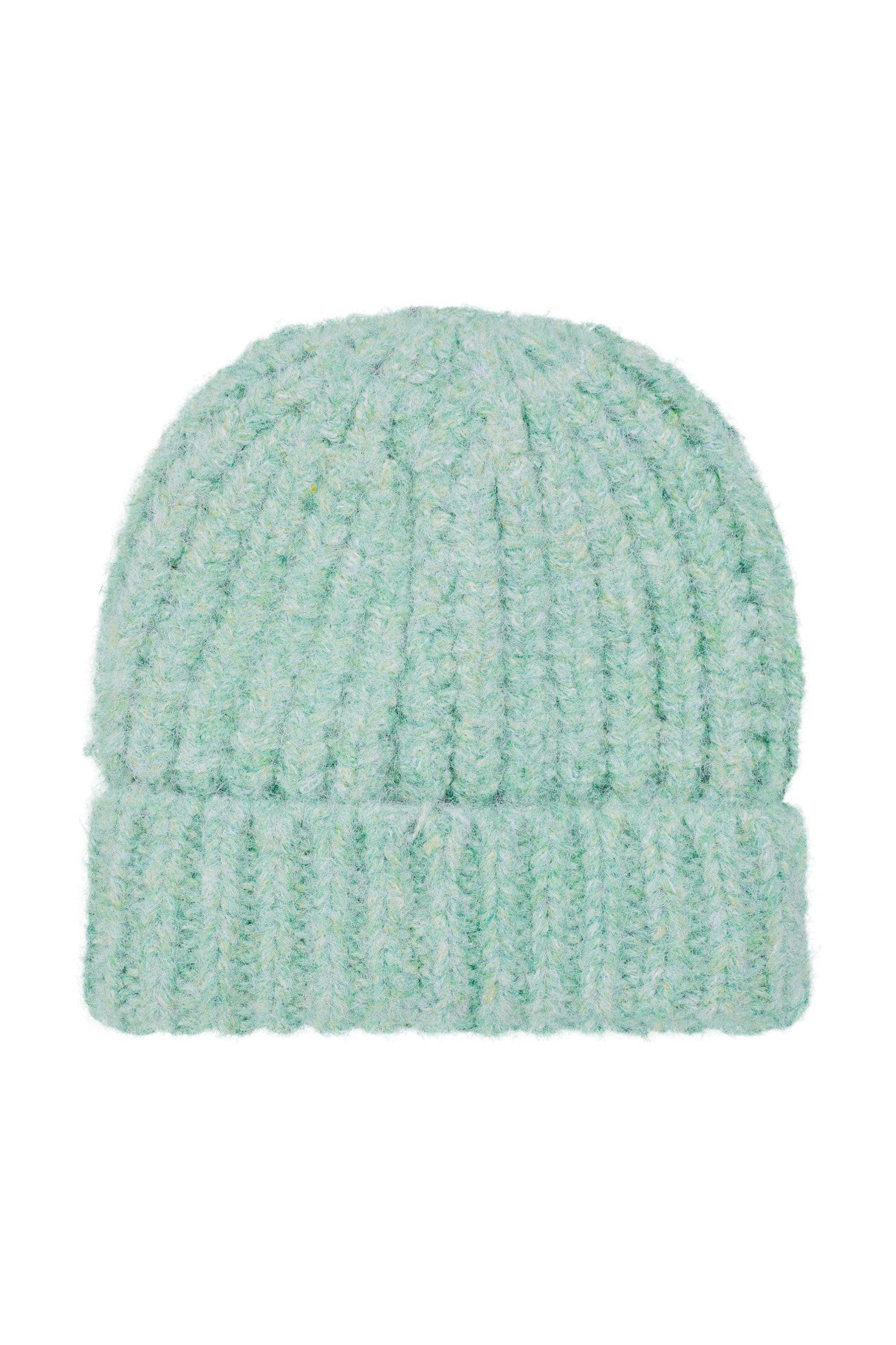 Weird Fish Clare Double Rib Beanie Hat Sea Mist
