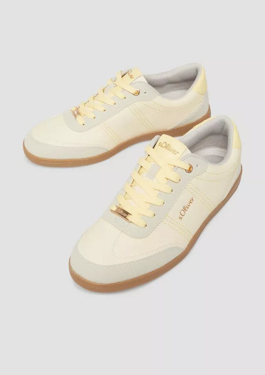 S.Oliver Sporty Sneaker- cream/butter