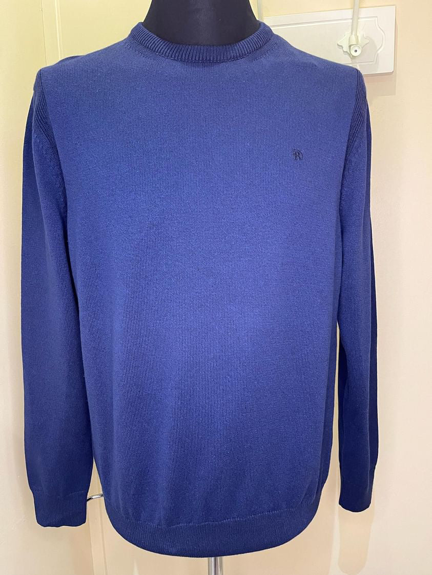 Benetti Brosna Crew-neck-Indigo