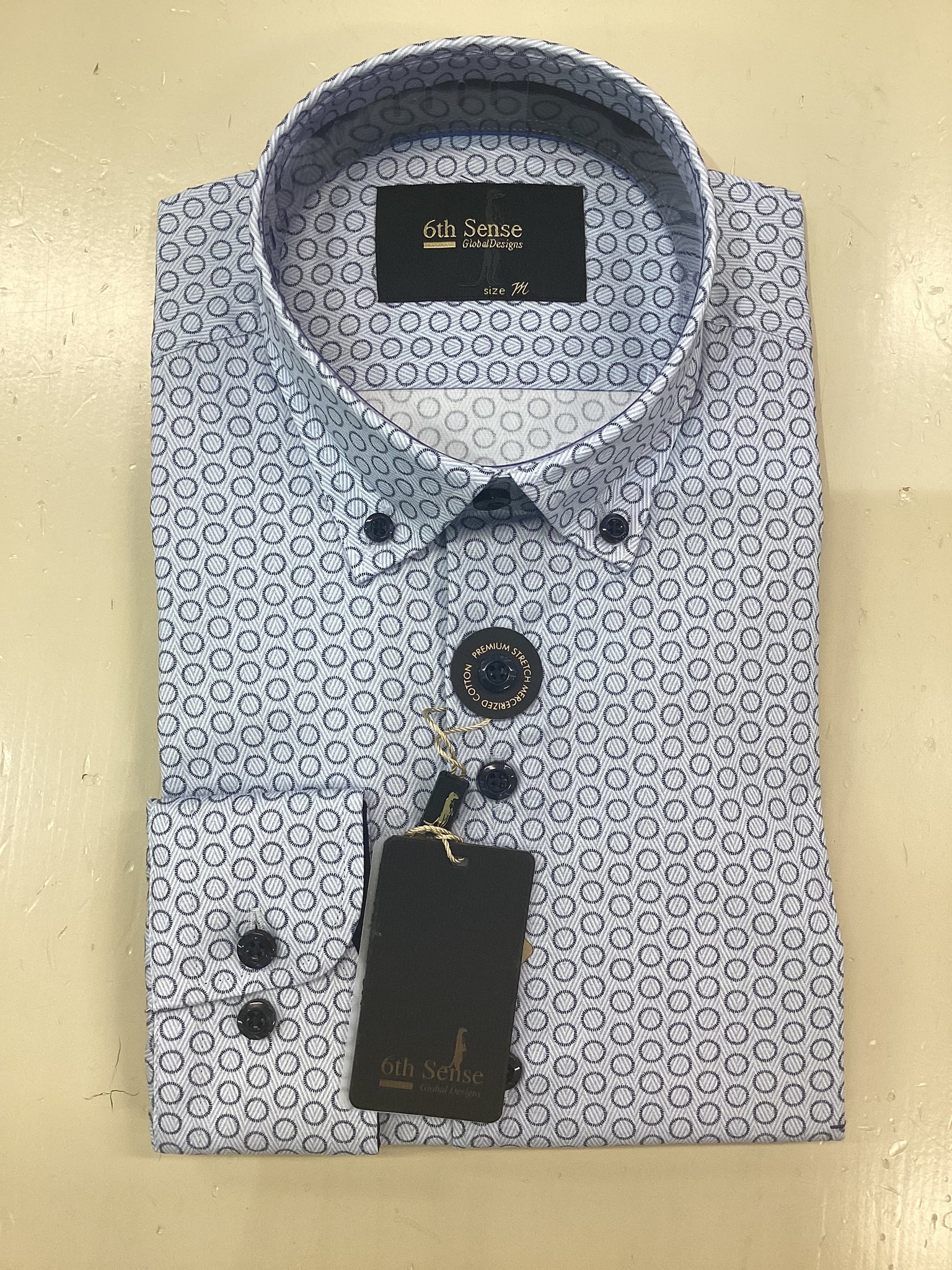6th Sense Regular-Fit Button-Down Shirt | Blue