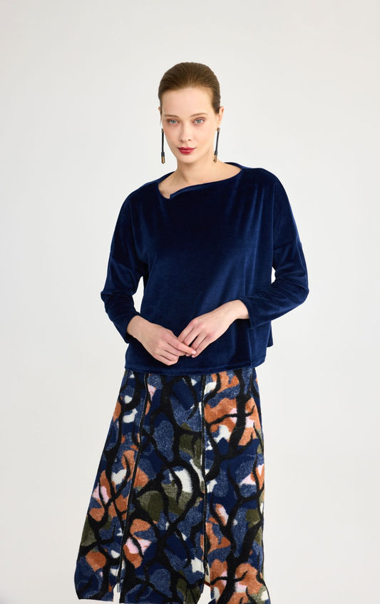 Luukaa Charlotte Knit Sweater Navy