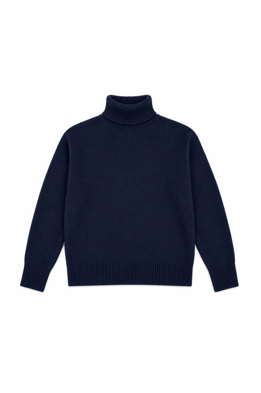 TWNS Greeley Turtleneck Sweater Navy