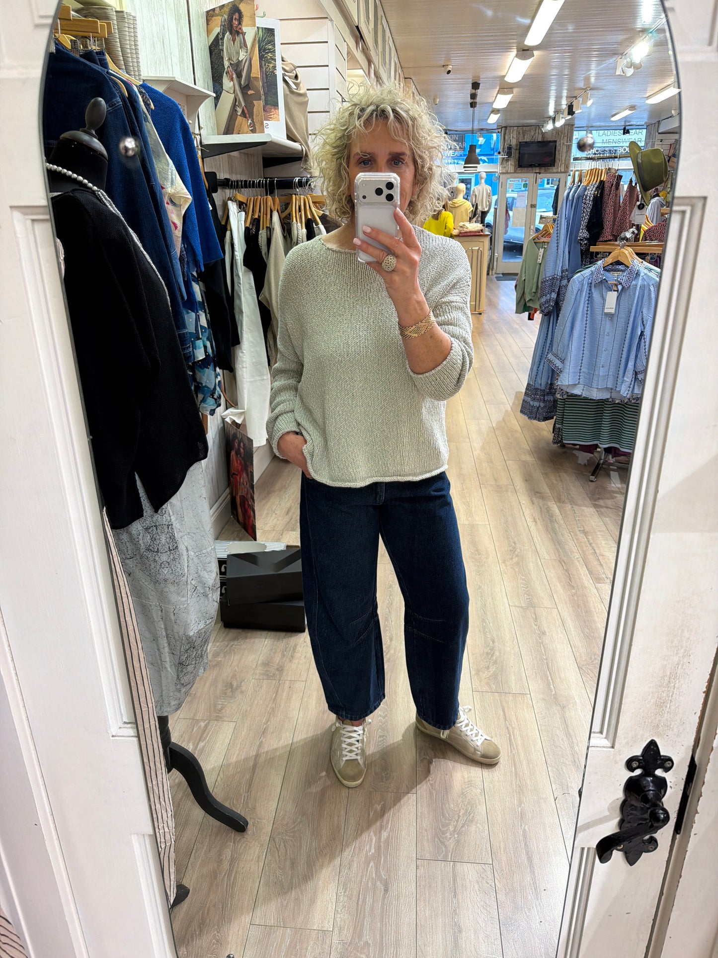 Neirami Boatneck Sweater Alloro