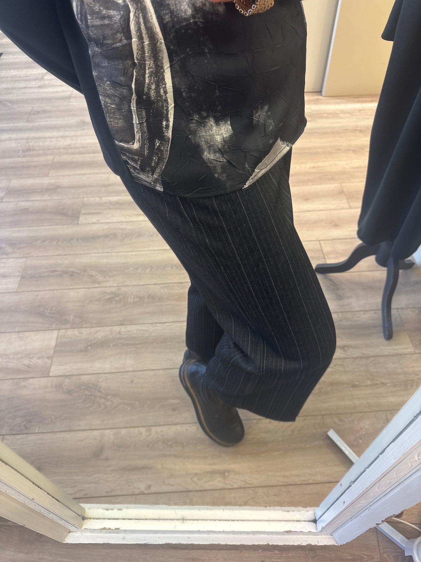 Peruzzi Herringbone Stripe Trouser