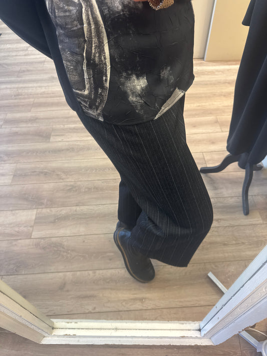 Peruzzi Herringbone Stripe Trouser