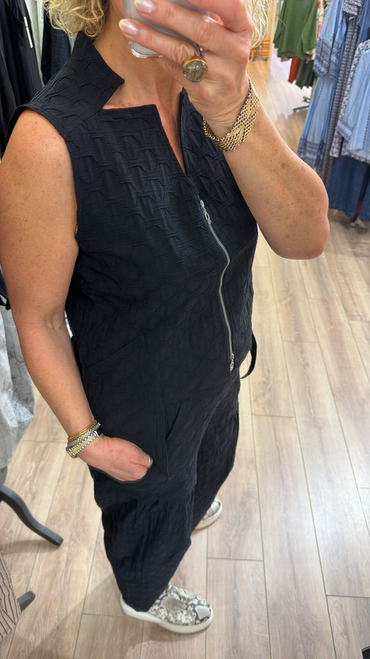 My Soul Stretch Waistcoat Black