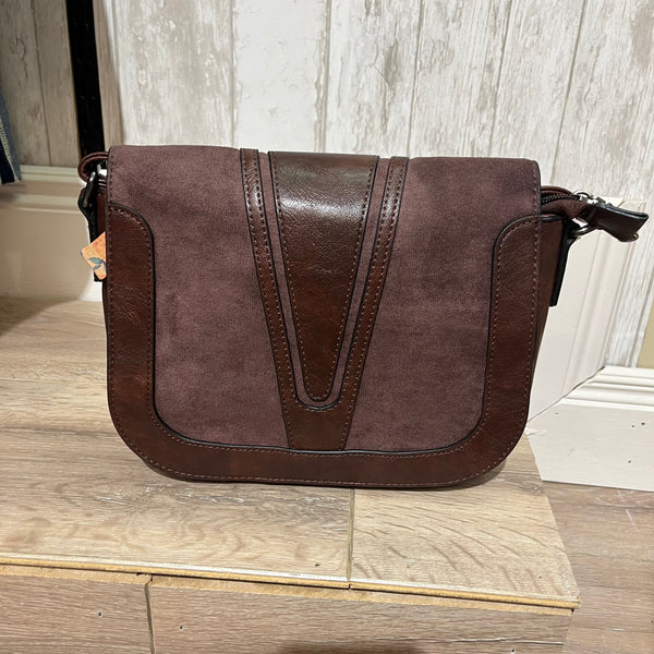 Vegan Two Tone Cross Body