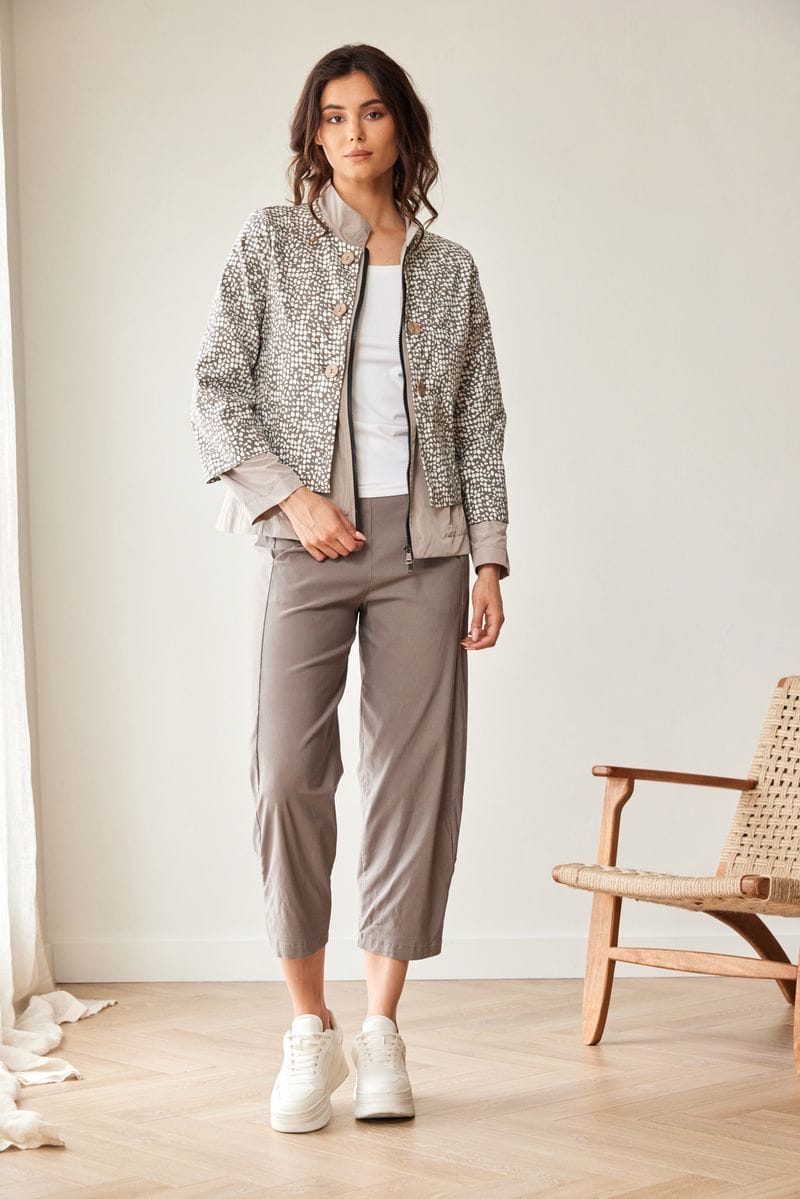 Peruzzi Classic Slouch Trouser Taupe