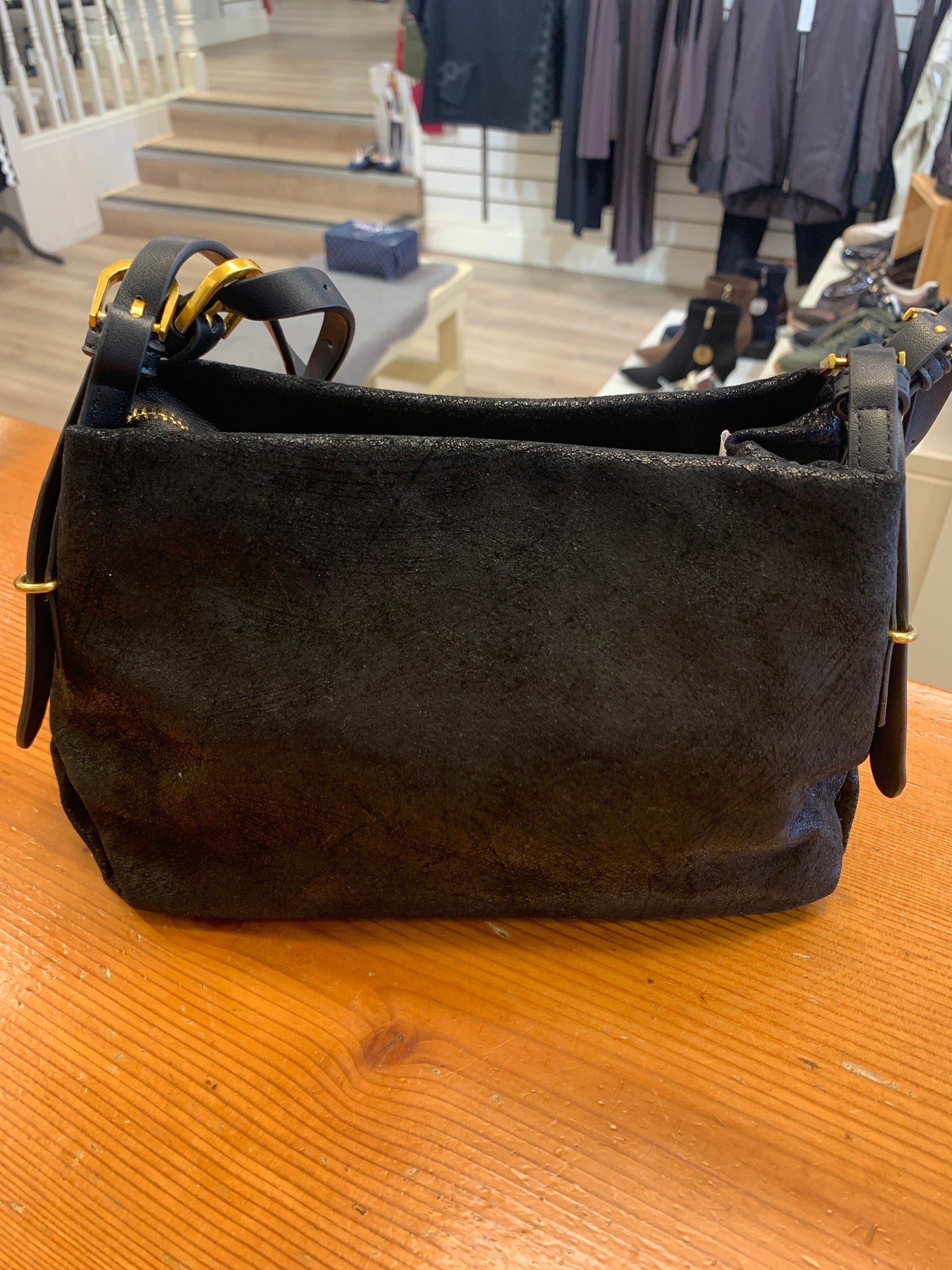 Leather Effect Crossbody Bag