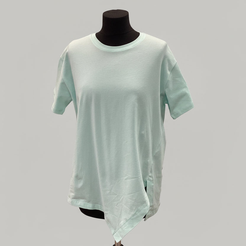 Naya Jersey Top With Cut Out Detail At Hem Mint
