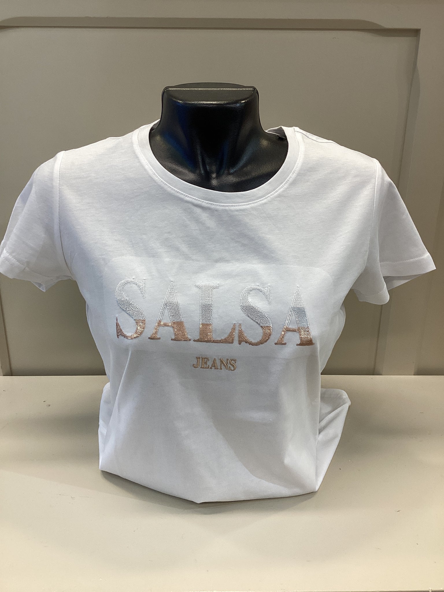 Salsa T-Shirt with branding White