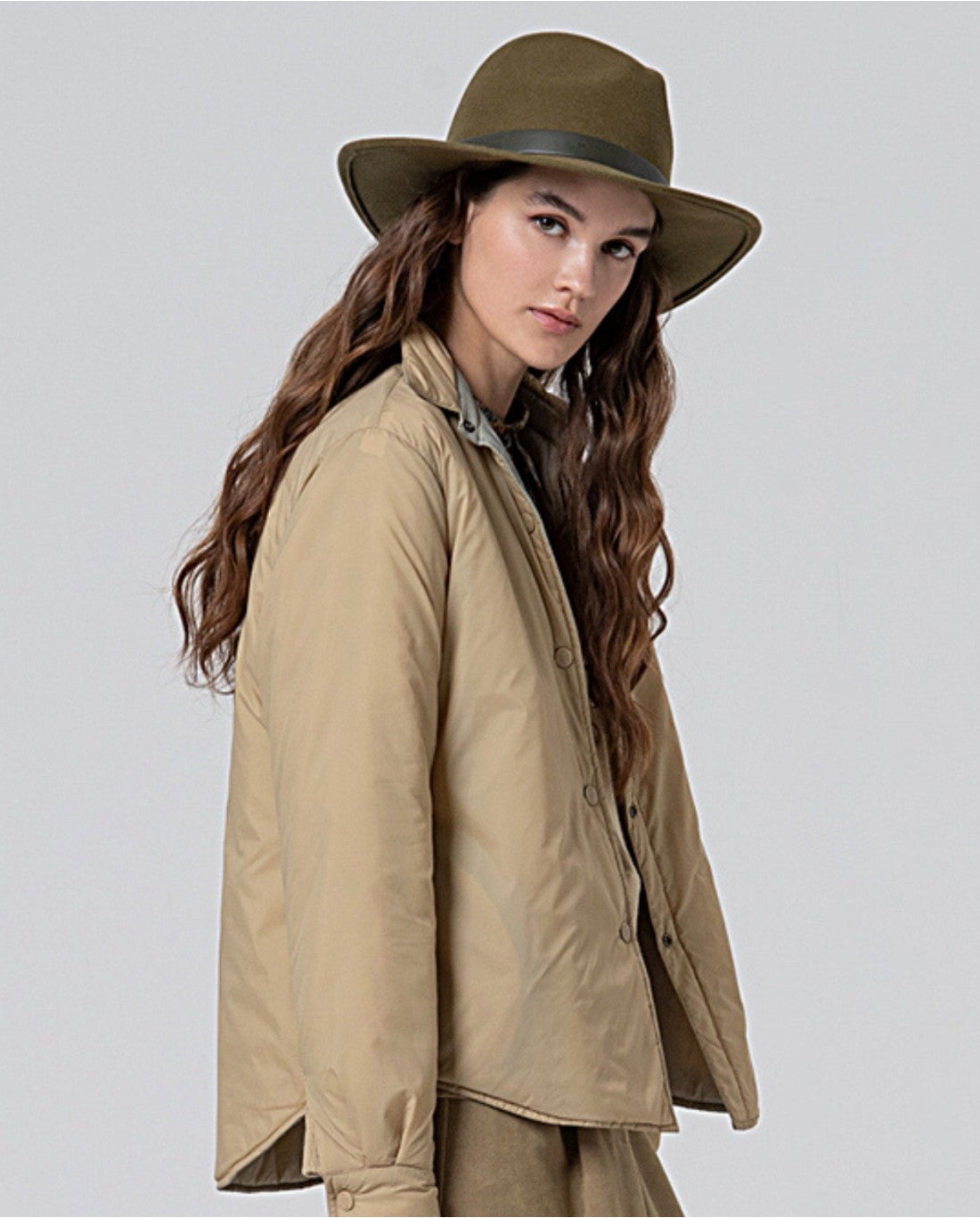 Surkana Fedora Hat Khaki