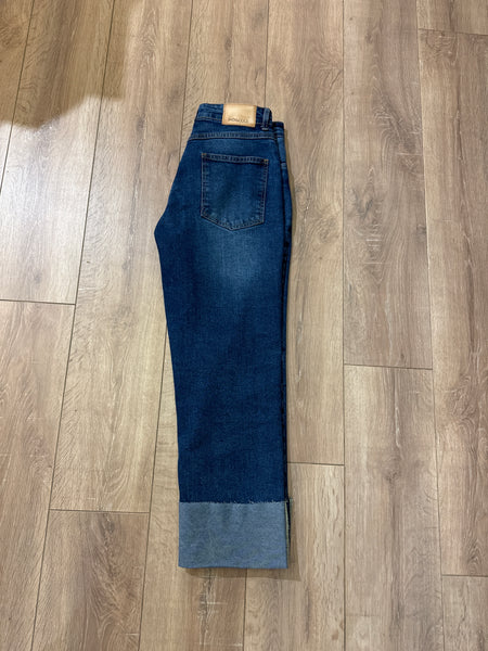 Indi & Cold Denim Roll Up Jeans