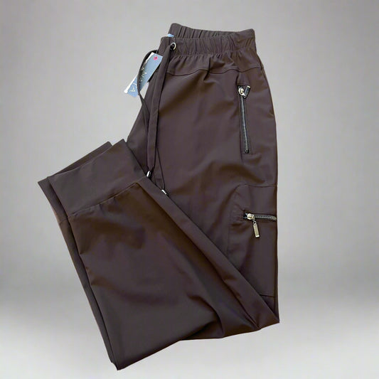 Naya Drawstring Tuck Trouser Cocoa