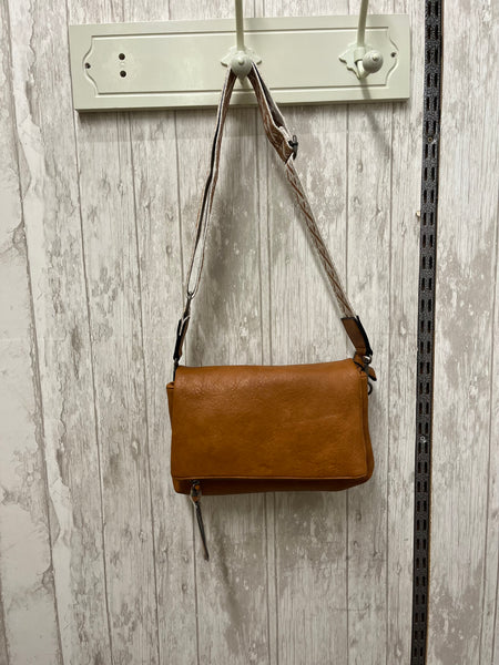 2 Strap Vegan Leather Flap Bag