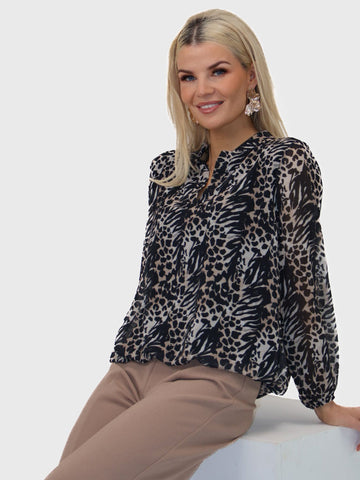 Kate & Pippa Bella band top Black