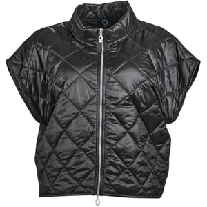 My Soul Quilted Zip Jacket Black