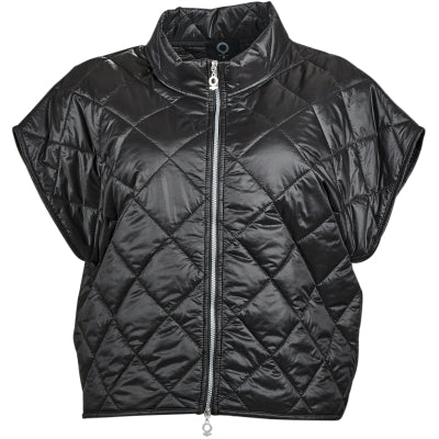 My Soul Quilted Zip Jacket Black