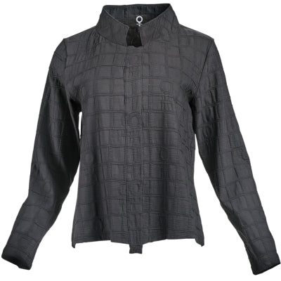 My Soul Bubble Top Blouse Black