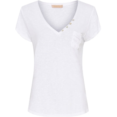 Marta Du Chateau Dorothea T-Shirt-White