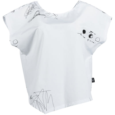 My Soul Doodles Top White