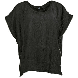 My Soul Crincle Zip Top