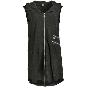 My Soul Crinkle Hood Waistcoat