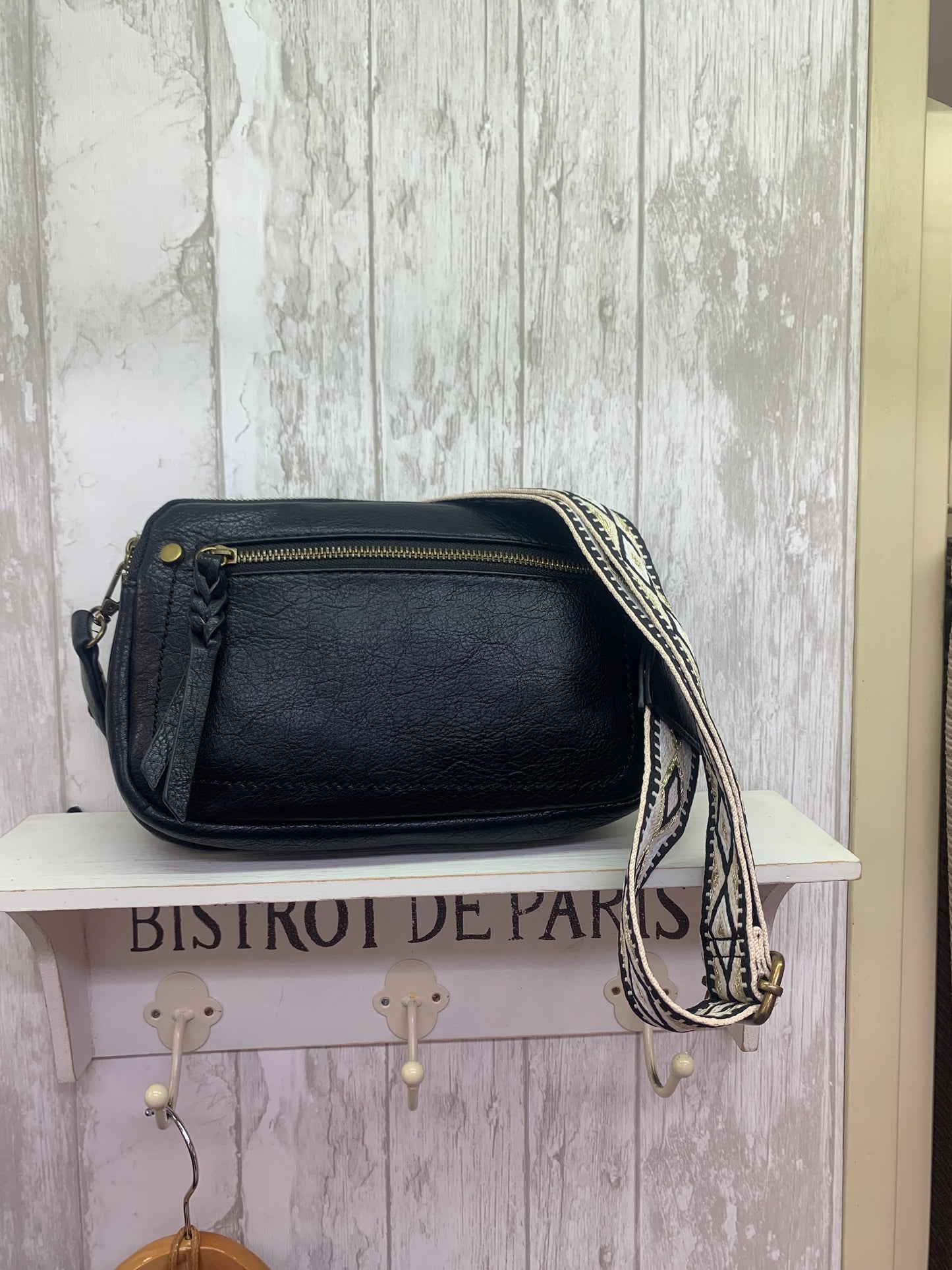 Guitar Strap 2 Zip Vegan Bag