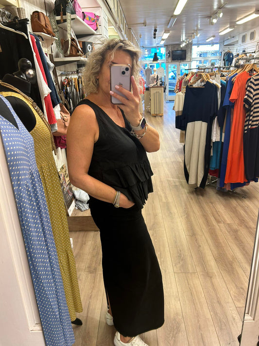 Marta Du Chateau Mila Skirt- Black