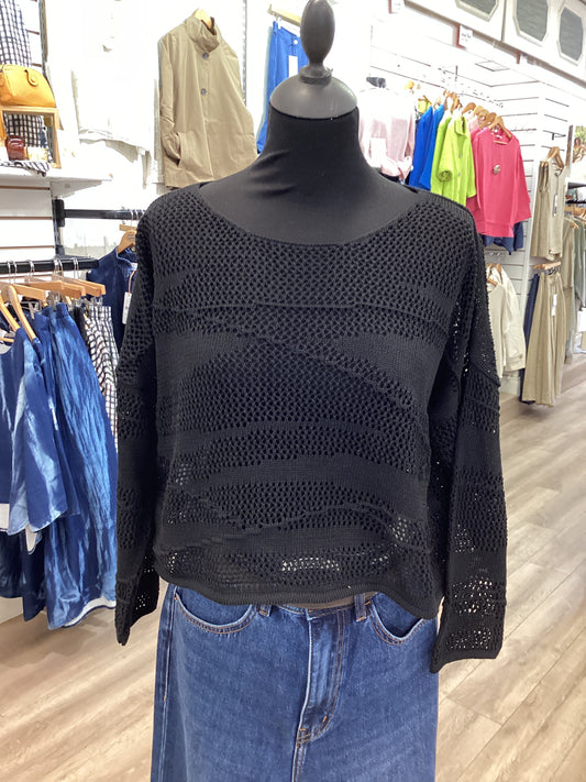 Lotus Eaters Lak 14 Knit Top Black