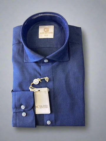 Gilded Gentleman Shirt-Blue