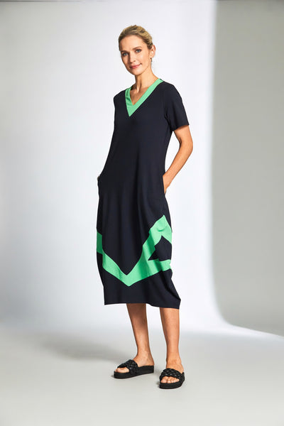 Peruzzi colour block Triangles Dress