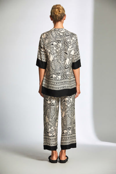 Peruzzi Woodblock Print Top