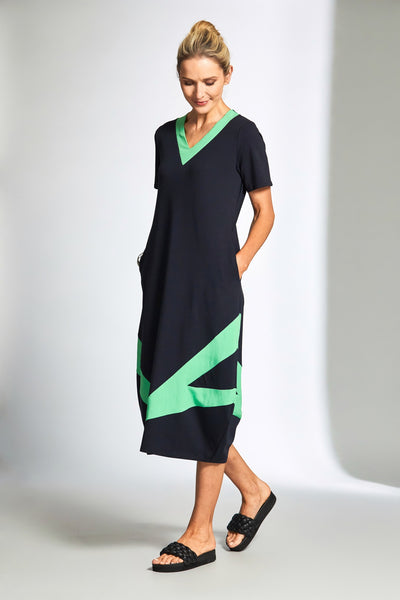 Peruzzi colour block Triangles Dress