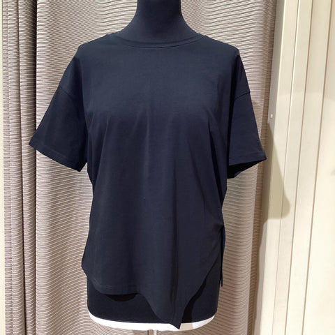 Naya Jersey Top With Cut Out- Black