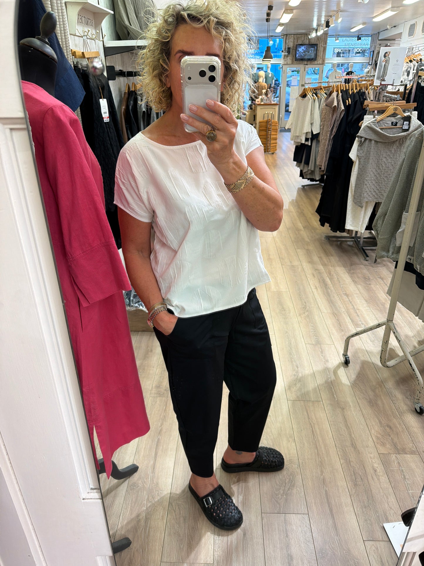 Naya Pull Up Trouser with Side Pocket Black