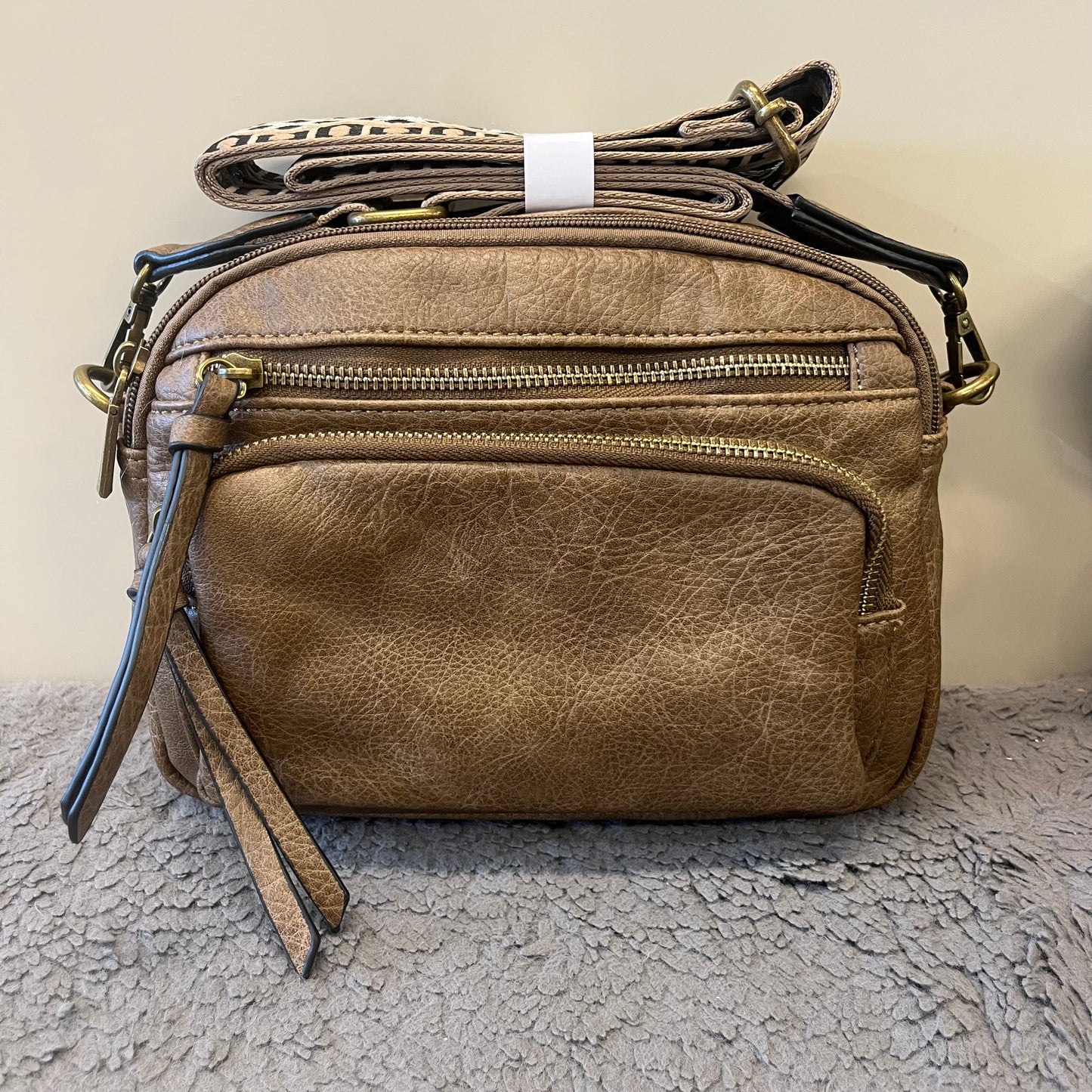 Double Zip 2 Strap Bag