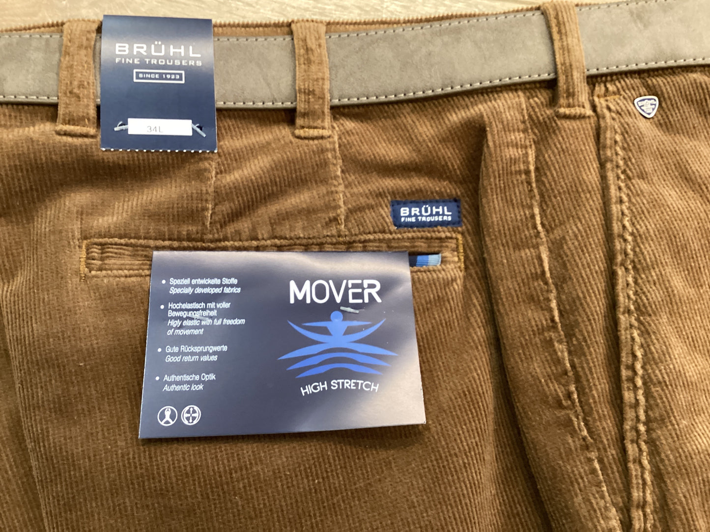 Bruhl Parma Corduroy Trousers Putty