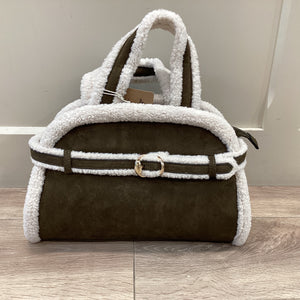 Faux Sheepskin Medium Bag