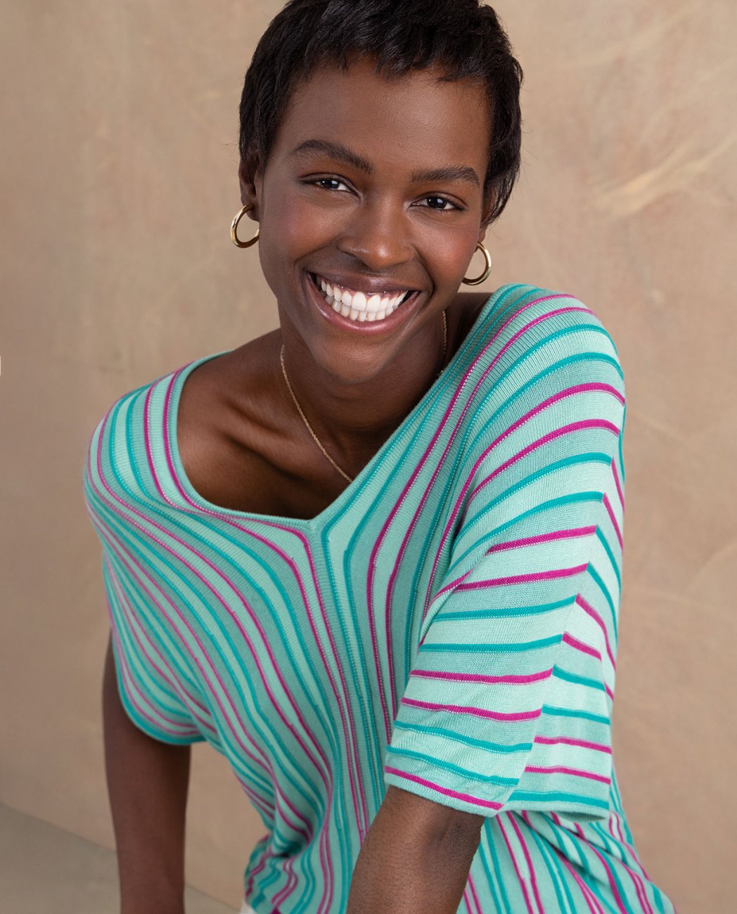 Surkana Batwing Sleeve Knit Turquoise
