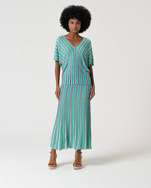 Surkana Batwing Sleeve Knit Turquoise