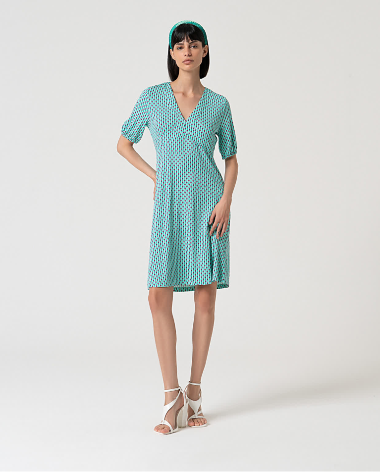 Surkana V-Neck Dress