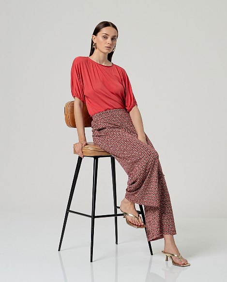 Surkana Wide Leg Trousers Tile
