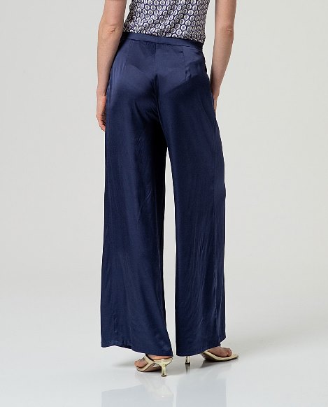 Surkana Wide Leg Trousers Night Blue