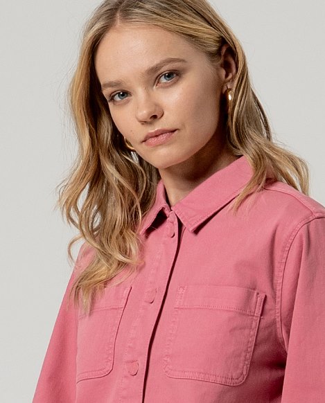 Surkana 3/4 Cropped Jacket Rose