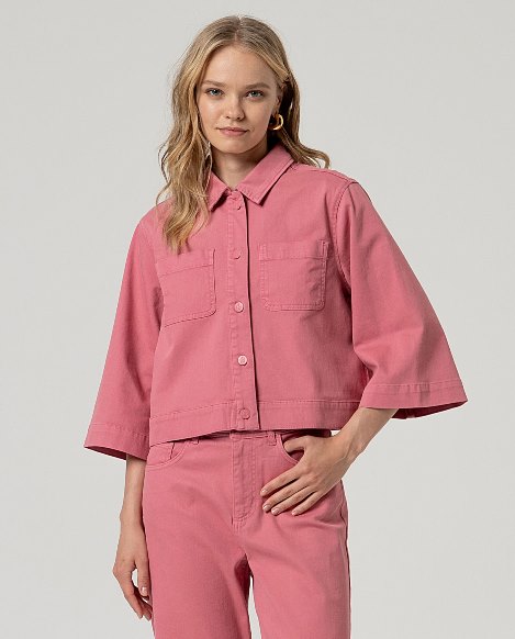 Surkana 3/4 Cropped Jacket Rose