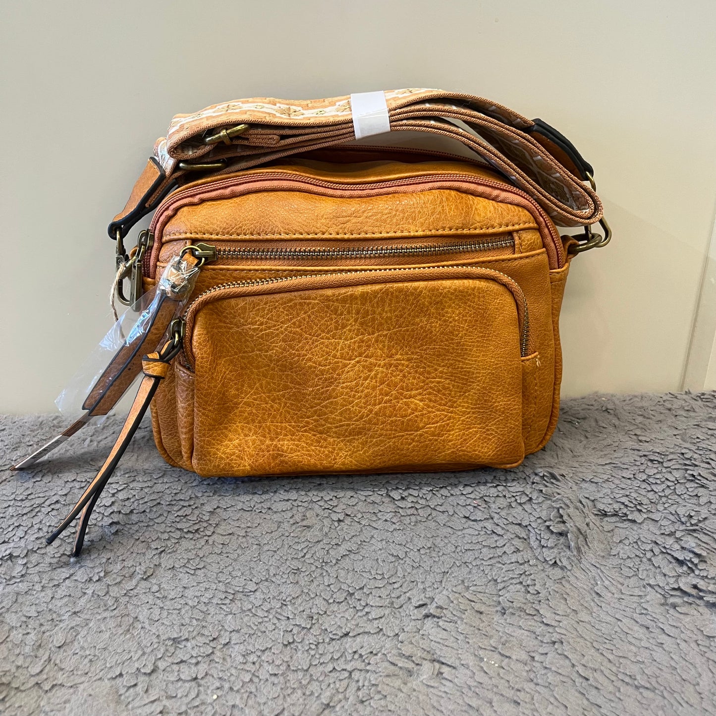 Double Zip 2 Strap Bag